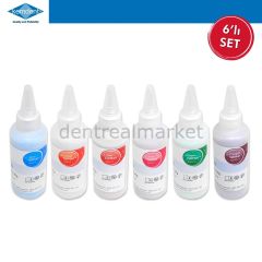 Renkli Soğuk Ortodontik Akrilik 6'lı Set
