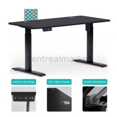 O-Flex Elektrikli Yüksekliği Ayarlanabilir Ergonomik Masa - 120*60 cm