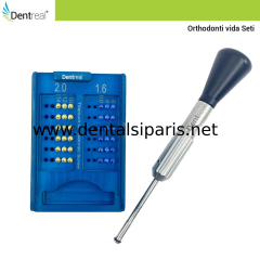 Orthofix Titanyum Orthodontik Vida İntro Seti - 2,0 mm Vidalar