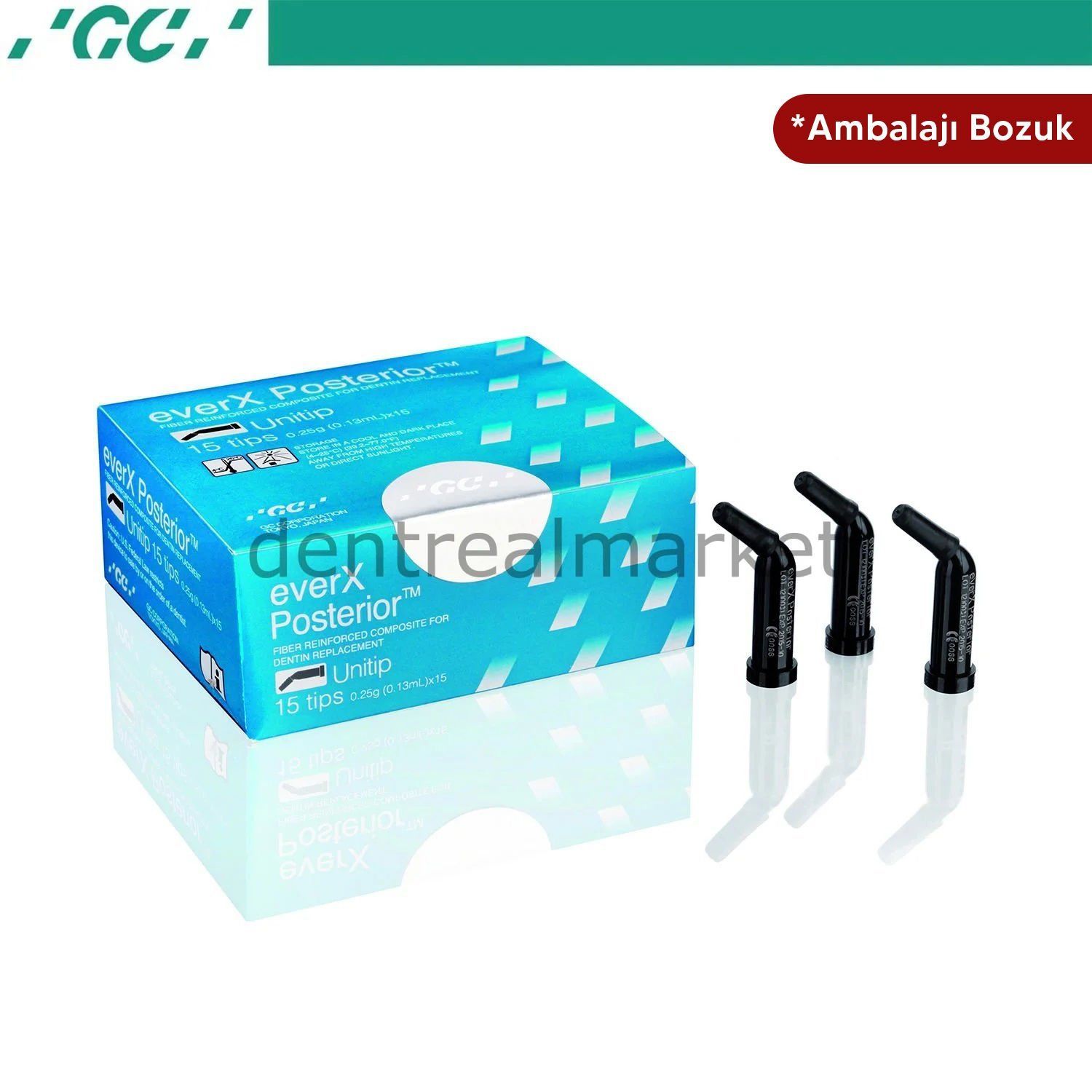 EverX BulkFill Fiber Takviyeli Posterior Kompozit - 15x0,25 mg SKT:06/2025***