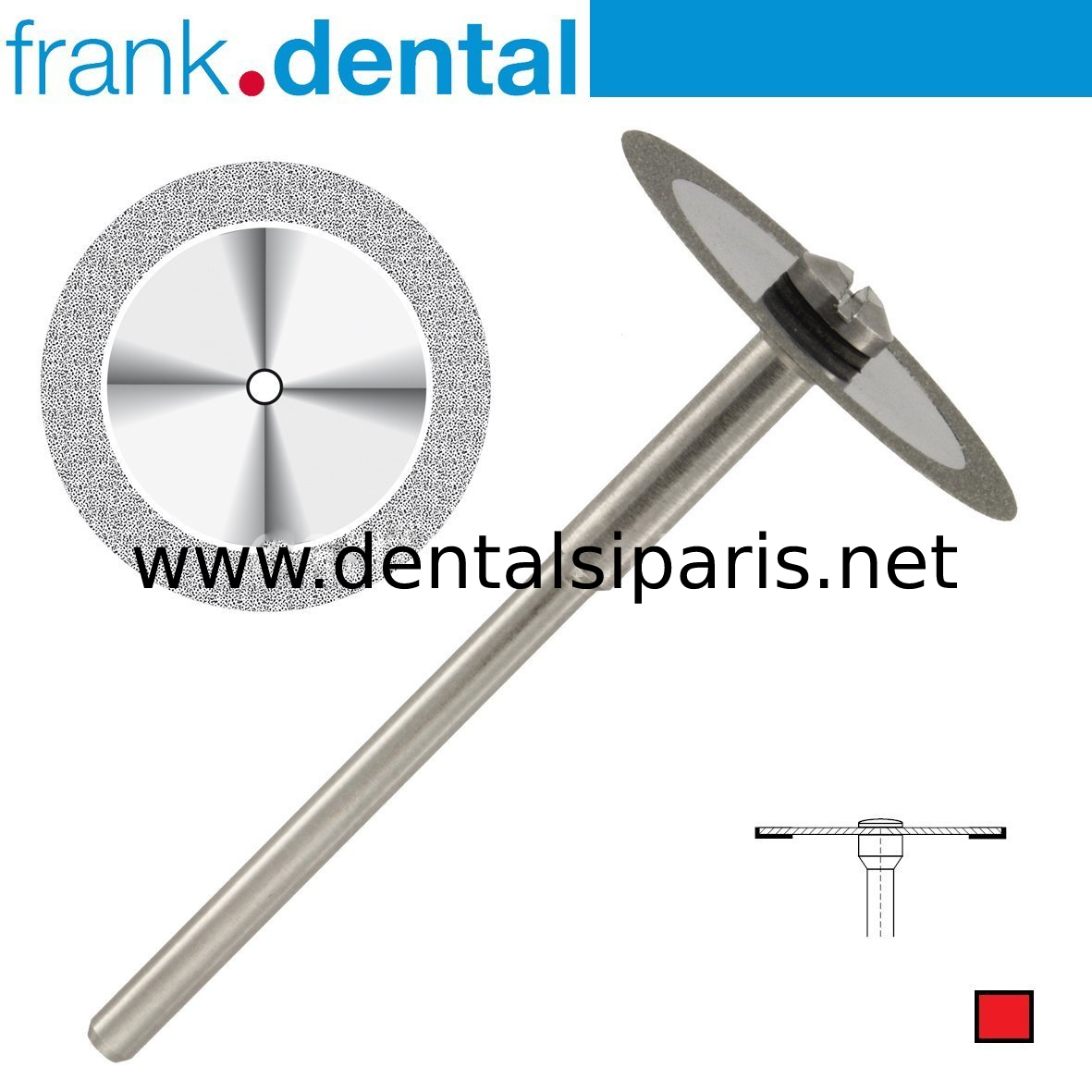 Ortho Diamond Disc Arayüz Separe - TekTaraflı Aşındırma