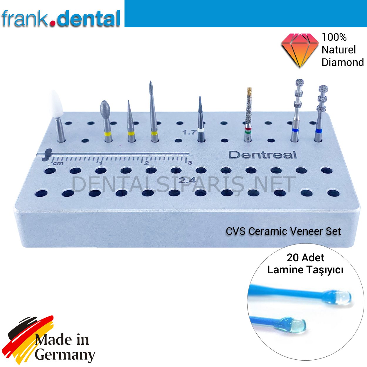 CVS Ceramic Veneer Set - Lamine seti - Lamine Taşıyıcı