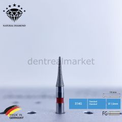 Doğal Elmas Frez - Aeratör - 392 - İğne Uç - 5 Adet