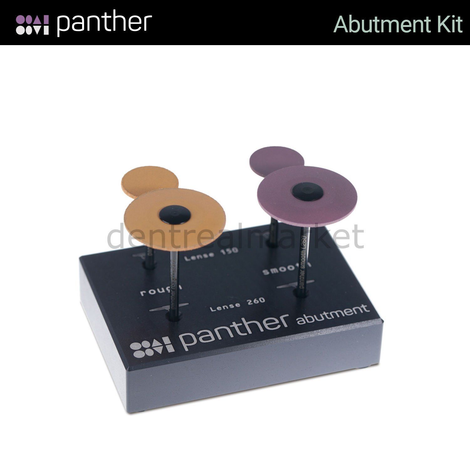 Panther Abutment Polishing Kit - Abutment Yüzeylerinin Parlatılması