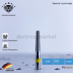 Doğal Elmas Frez - Aeratör - 846KR - Konik - 5 Adet