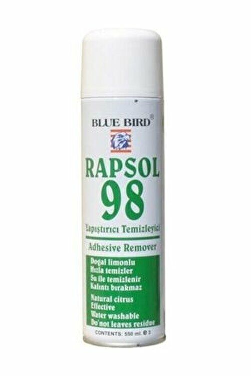 Blue Bird Rapsol 98 Yapıştırıcı Temizleyici (500 ML.). 1 Kutu (12 Adet)