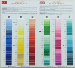 Poly Soft 30  (2.500 Metre) Polyester Nakış İplik 1 Kutu (12 Adet)