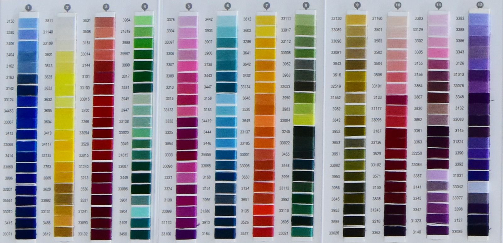 Efr Poly 30 (Polyester) Nakış İplik 2.500 Metre 1 Kutu (12 Adet)