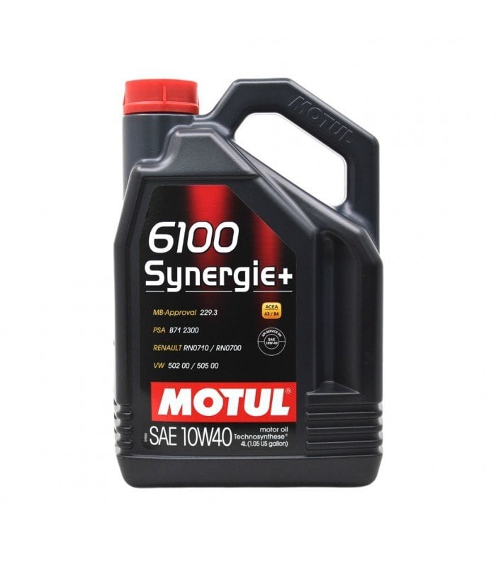 MOTUL 6100 Synergie+ 10w-40 Sentetik Motor Yağı 4 LT (Üretim Yılı:2023)