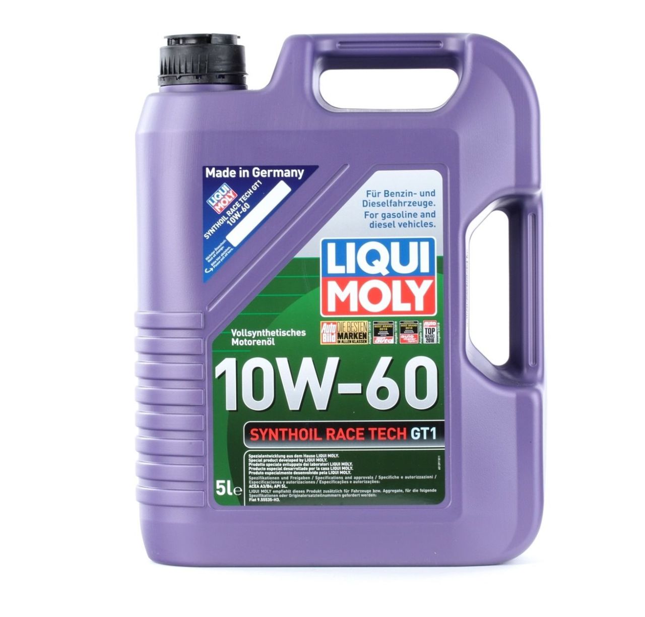 LIUQI MOLY Synthoil Race Tech GT1 10W-60 5 Lt (Üretim Yılı: 2023)