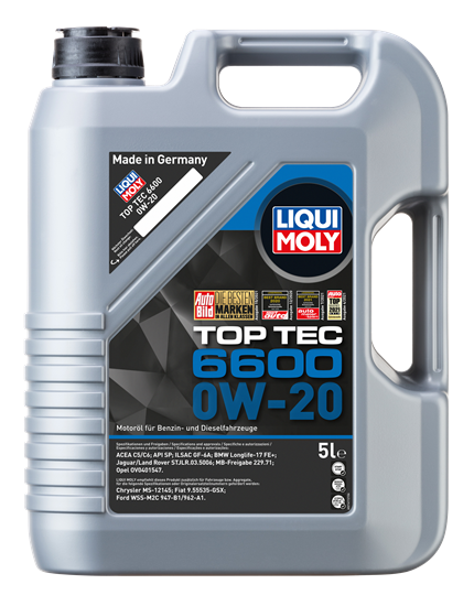 LIQUI MOLY 0W20 Motor Yağı Top Tec 6600 5 Lt.  (21411)