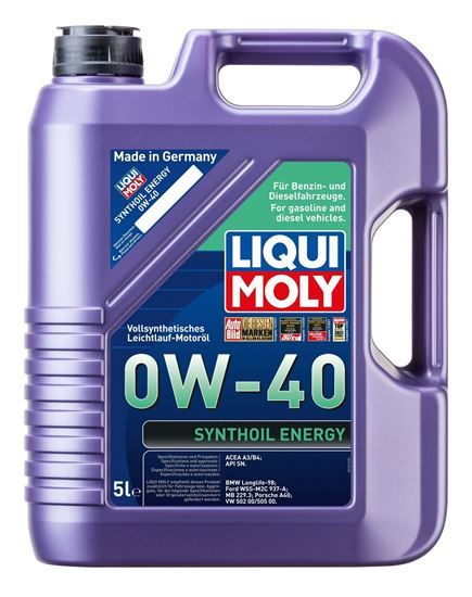 LIQUI MOLY 0W40 Synthoil Energy Tam Sentetik Motor Yağı 5 Litre (9515)