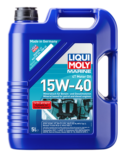 LIQUI MOLY 15W40 4T Marine Motor Yağı 5 Litre (25016)