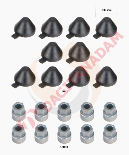 KNR KALİPER PLASTİK KAPAK TAKIMI - 38 MM - 990405 - 15057