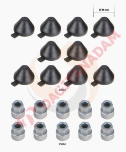 KNR KALİPER PLASTİK KAPAK TAKIMI - 38 MM - 990405 - 15057