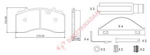 LUMAG DİSK FREN BALATASI BP-W DİNGİL - KÜÇÜK - Y.M - 29227