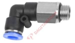 NİPEL DİRSEK RAKOR - 4 MM - 1/4