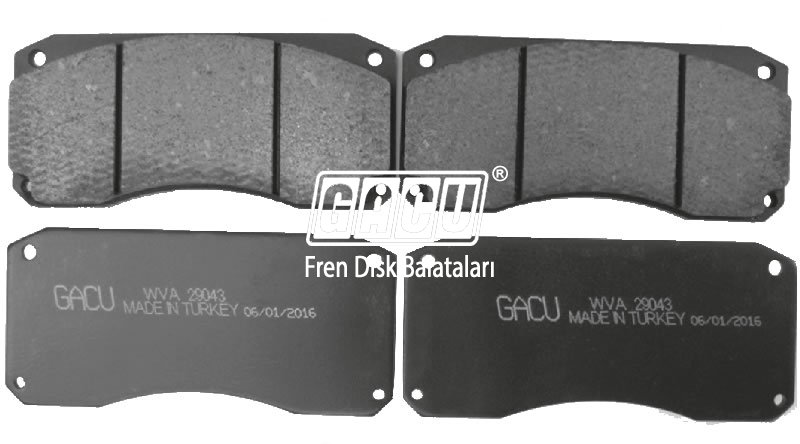 DİSK FREN BALATASI MAN /TGA 29030  GACU