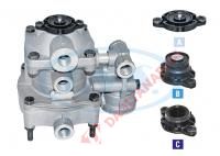 DORSE KONTROL VALFİ - 973 002 522 0 - SCANIA 93, 113, 143 - BMC,FORD,IVECO,EUROCARGO 80, 95, 100, 180 - DAF FA, FT