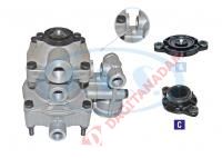 DORSE KONTROL VALFİ - 973 002 500 0 - IVECO - MERCEDES 1624, 1628, 2228, 2428