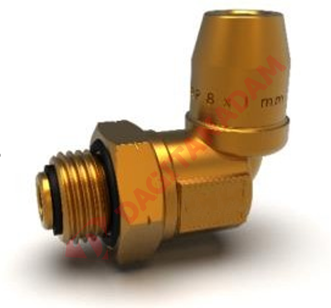RAKOR DİRSEK - M16x1,5 8x1,0 MM