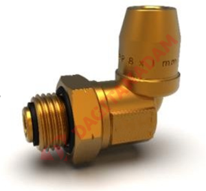 RAKOR DİRSEK - M16x1,5 8x1,0 MM