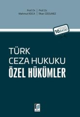 Türk Ceza Hukuku Özel Hükümler