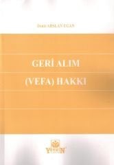 Geri Alım ( Vefa ) Hakkı