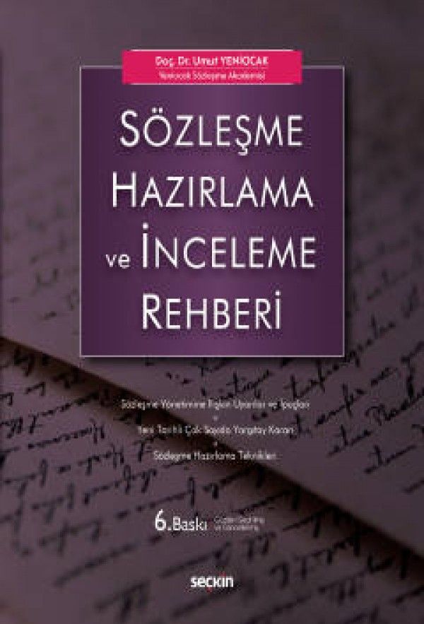 Sözleşme Hazırlama ve İnceleme Rehberi