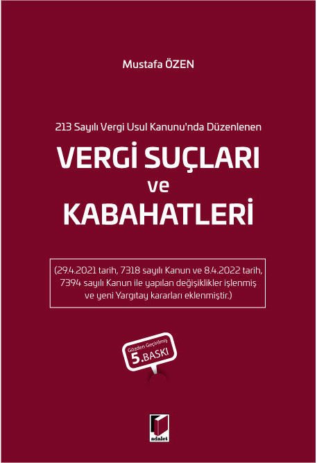 Vergi Suçları ve Kabahatleri