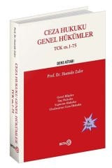 Ceza Hukuku Genel Hükümler (TCK m. 1-75)