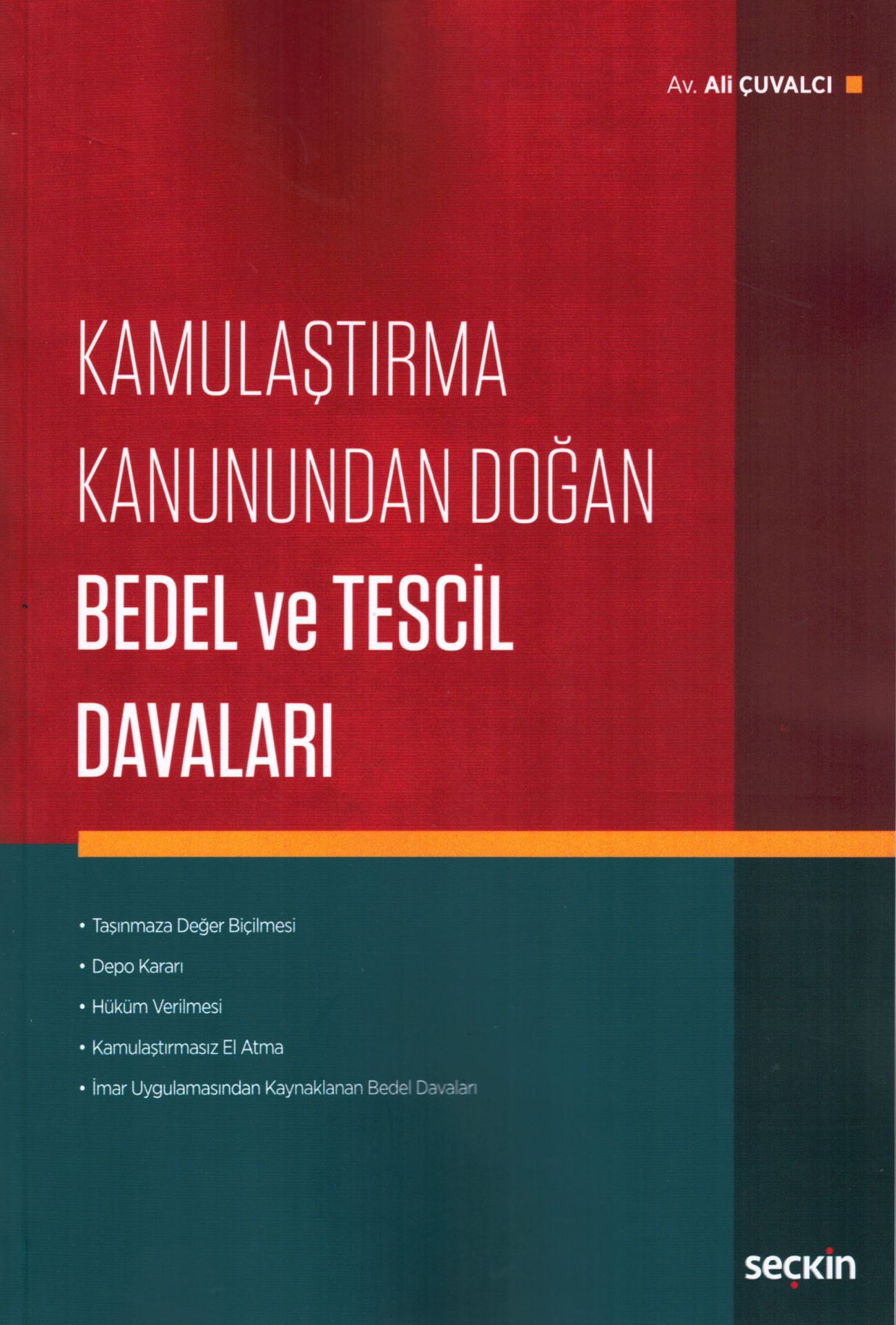 Kamulaştırma Kanunundan Doğan Bedel ve Tescil Davaları