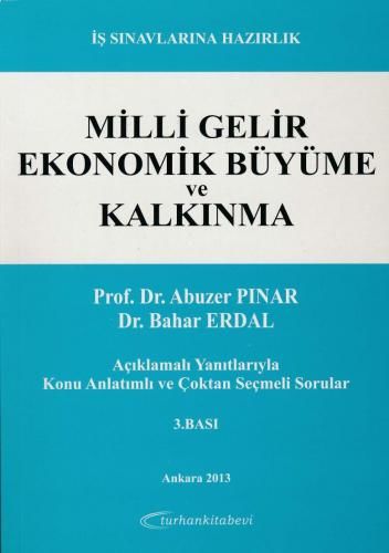 Milli Gelir Ekonomik Büyüme ve Kalkınma Soru ve Yanıtlarıyla