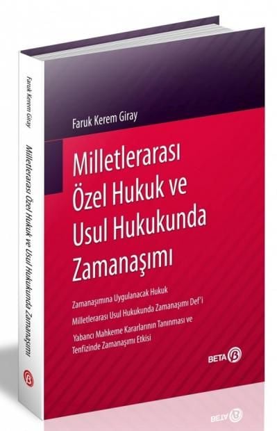 Milletlerarası Özel Hukuk ve Usul Hukukunda Zamanaşımı