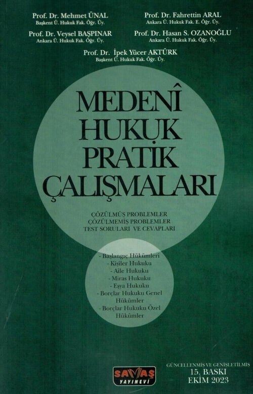 Medeni Hukuk Pratik Çalışmaları