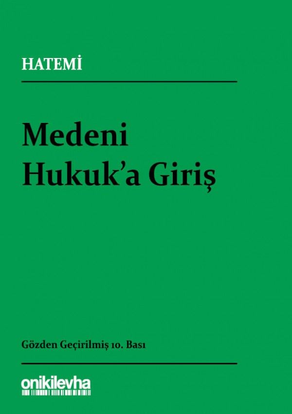 Medeni Hukuk’a Giriş