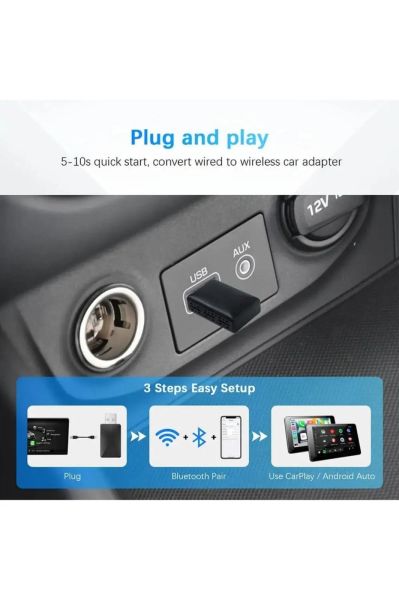 FK Araç Apple Android Cihazlar için Mini Carplay Adaptörü