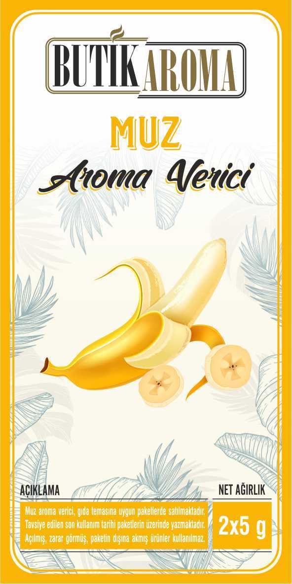 Muz Aroması - 10g (2x5g Paket)