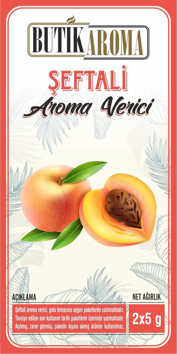 Şeftali Aroması - 10g (2x5g Paket)