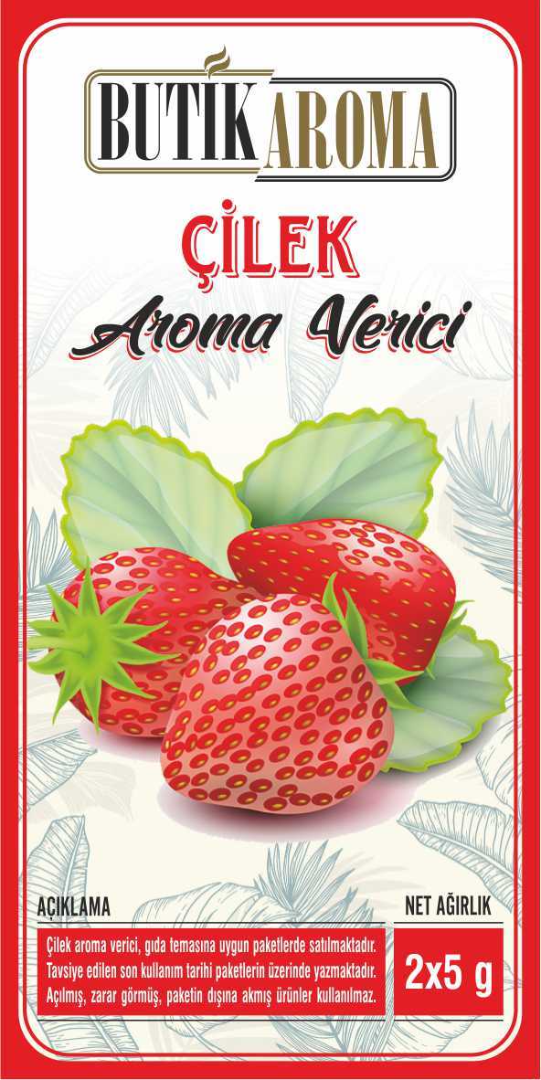 Çilek Aroması - 10g (2x5g Paket)