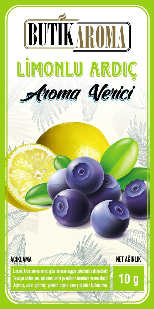 Limonlu Ardıç Aroma Vericisi - 20g (2x10g Paket)