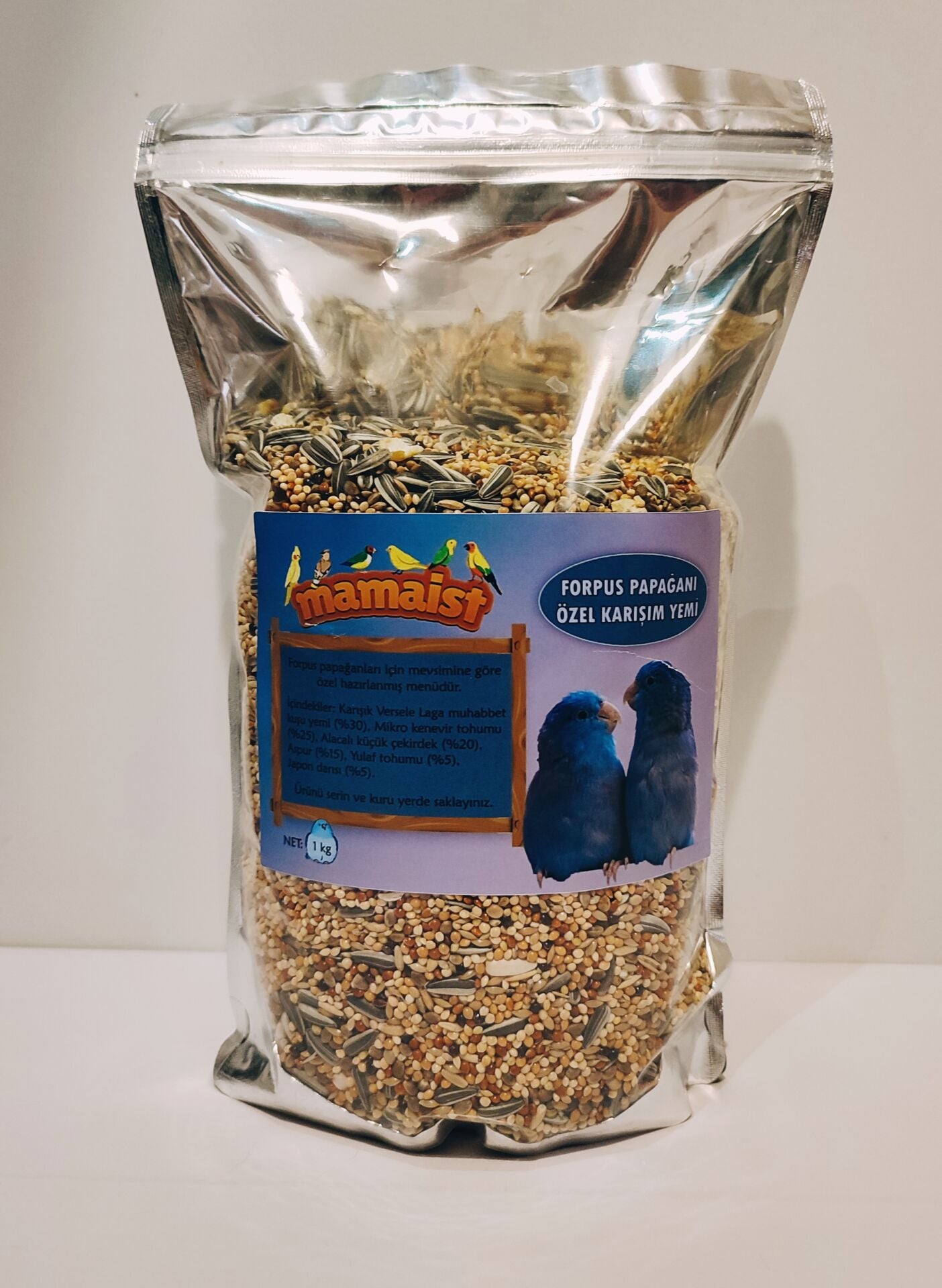 Mamaist Forpus Papağanı Özel Karışım Yemi 1 KG