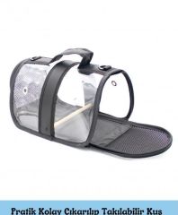 Mamaist Kuş Taşıma Çantası Tünekli
