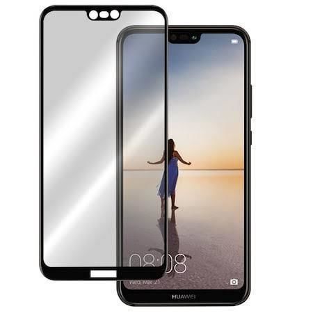 Huramarketing NANO Cam HUAWEİ Mate 20 Lite Siyah Kırılmaz Cam Ekran Koruyucu