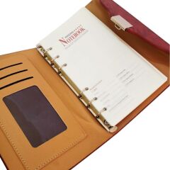 Huramarketing Ahşap Kapaklı Büyük Boy Şifreli Defter Günlük Defter Hediyelik