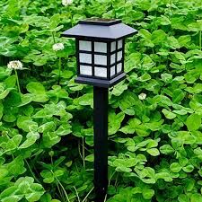 6 Lı Sokak Lamba Tasarımlı Solar Bahçe Aydınlatma Lambası