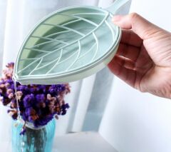 Banyo Mutfak Lavabo Yaprak Tasarımlı Izgaralı Sabunluk