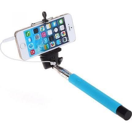 Huramarketing Selfie Öz Çekim Çubuğu Mavi