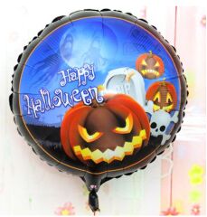 Huramarketing Parti Malzemeleri Happy Halloween Balkabağı Folyo Balon 18 inç