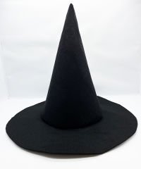 Huramarketing Parti Aksesuar Siyah Renk Keçe Cadı Şapkası 35x38 cm